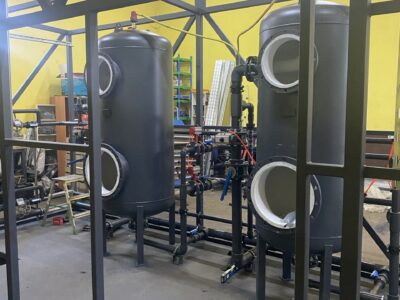 установка системы умягчения воды