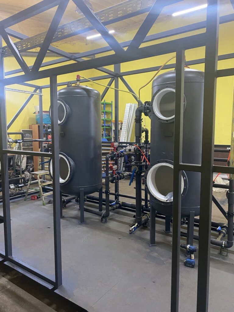 установка системы умягчения воды