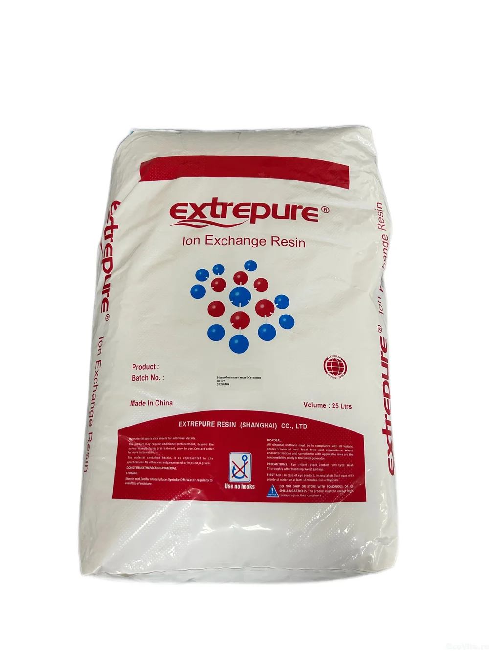 imgExtrepure 001*7 Na FG Ионообменная смола Extrepure для умягчения воды